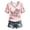A-Light Pink204, variant on Jamsmile Women T-Shirts Cancer Awareness Short Sleeve Monthly Print Tee Shirts Tops Oversized Casual Graphic Trendy Tshirts