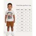 thumbnail image 6 of Disney Pixar Cars Lightning McQueen Toddler Outfit for Boys, 2PC T-Shirt & Fleece Shorts Set (Tan, 6), 6 of 6
