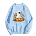 thumbnail image 4 of Neewe Halloween Sweatshirts for Women Hoodies Oversized Crewneck Tops Sweaters Comfy Fall Winter Outfits Clothes 2025 Fashion, 4 of 4