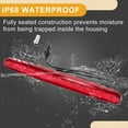 thumbnail image 5 of Unique Bargains Third Brake Stop Light No.68140780AA Car Auxiliary Brake Lamp High Level Brake Light for Fiat 500 2012-2019 ABS Red 1 Pcs, 5 of 8