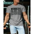 thumbnail image 6 of Gymish Winners Fail Workout T-Shirt for Men – Funny Gym Shirt, Mens Fitness Tee, Motivational Gym Clothes, Workout TShirt for Men, 6 of 6