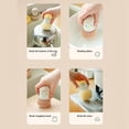 thumbnail image 5 of Eggshell Chicken Cleaning Brush, Cute Cartoon Kitchen Cleaning Scrubbers, Detachable Handle and Fiber Ball, Multipurpose Dish Pot Washing Tool, 5 of 7
