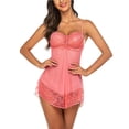 thumbnail image 1 of Hot Women Sexy Erotic Sling Lencería Ropa de dormir Bata Babydoll Atractivo Sexi Ropa de dormir Vestido de noche encantador Ropa de dormir Camisón xuanjing unisex, 1 of 2