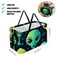 thumbnail image 2 of Alien Large Capacity Reusable Foldable Oxford Cloth Picnic Basket - Versatile Shopping Basket, Laundry Organizer, and Shopping Bag, 2 of 7