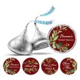 thumbnail image 1 of Darling Souvenir 190-Pack Custom Bridal Shower Personalized Stickers Candy Labels-Maroon, 1 of 2