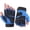 "Blue,L", variant on 1 Pair Strong Grip Adjustable Hook Loop Fasteners Fabric Training Gloves Half Finger Wrist Wraps Support Men Cycling Gloves for Gym