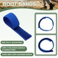 thumbnail image 3 of Uxcell Boot Straps, Boot Elastic Ankle Strap Bands Hook and Loop Blue 14", 3 of 7