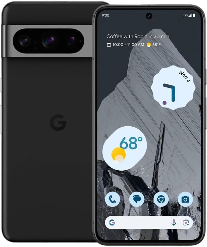 Restored Google Pixel 8 Pro 5G, 128GB, Obsidian - Unlocked (Refurbished)