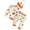 A-Orange28, variant on JAJAHO My First Halloween Outfits Baby Clothes Boys Girls Long Sleeve Bodysuit With Pant And Hat 3 Piece Set 0-18M
