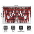 thumbnail image 5 of Red Christmas Pattern Door Rugs,Washable Non Slip Door Mats Indoor,Decorative Door Mats,Entry Mat Indoor for Entrance,Bedroom,Kitchen,Bathroom,17"x30", 5 of 6