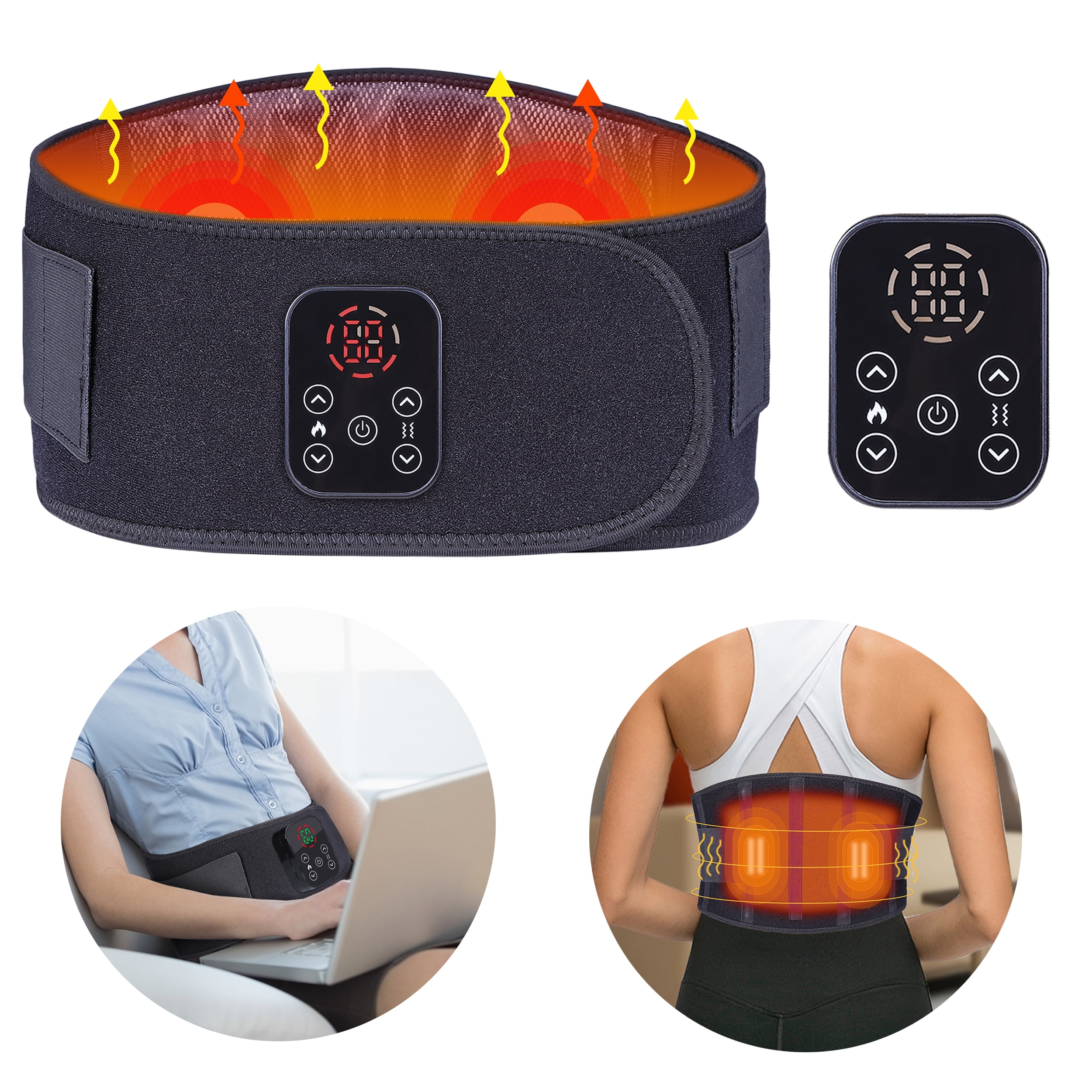 DGYAO Cordless Heating Belt with 7 Vibration Modes Djibouti Ubuy