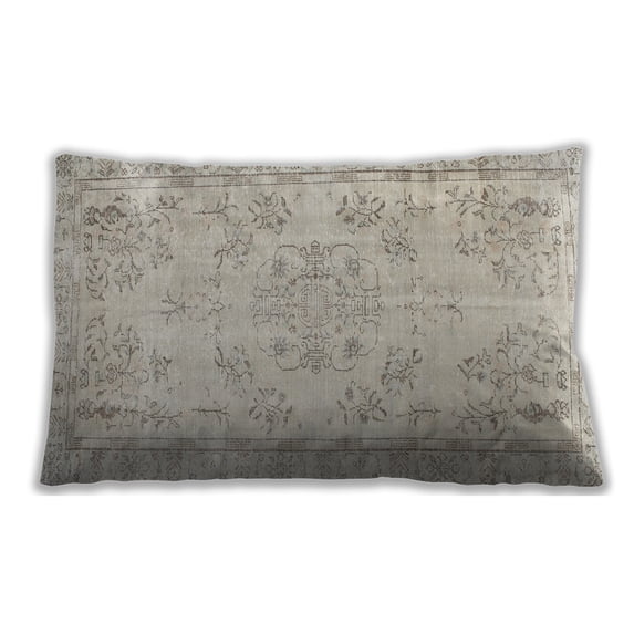 Ahgly Company Outdoor Rectangular Contemporary Lumbar Throw Pillow, 13 inch by 19 inch