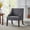 Dark Gray-Linen, variant on Modern Accent Chair with Velvet Fabric, Soft Ergonomic Upholstered Armchair Comfy Single Sofa Lounge Chair for Living Room, Apartment, Office,Beige
