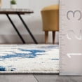 thumbnail image 5 of Abani Casa Collection Area Rug Mid Century Modern Bedroom Living Room Decor Floor Rug 8 x 10 Blue Grey, 5 of 6
