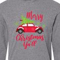 thumbnail image 4 of Inktastic Merry Christmas Ya'll with Red Car and Tree Long Sleeve T-Shirt, 4 of 5