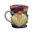thumbnail image 5 of WKSCLPAI Creative Glass Painted Mug, Painted Gnome Book Mug, Novelty 3D Painted Books Coffee Mug, Unique Books Stack Coffee Cup (Outer Resin Layer, Stainless Steel Inner Liner), 5 of 6