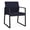 Open House Navy, variant on Gansett Reception Waiting Room Healthcare Guest Chair / Black Steel / Light Gray