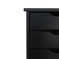 thumbnail image 6 of Adeptus Original Roll Cart, Solid Wood, 6 Drawer Roll Cart, Black, 6 of 9