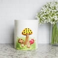 thumbnail image 4 of Fox Run Mushroom Utensil Holder, White Ceramic Kitchen Utensil Crock, 6.25" x 7.25", 4 of 4