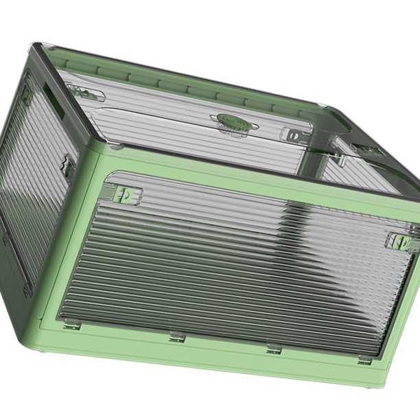 Caja de almacenamiento plegable con cierre, caja de almacenamiento plegable, caja de almacenamiento plegable transparente, contenedor de almacenamiento plegable, funcionalidad de alta precisión