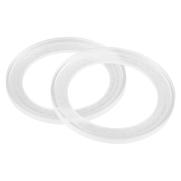 Pair 4 Inch Car White Clear Speaker Spacer Ring Mounting Spacer Acrylic 79mm ID