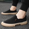 thumbnail image 2 of Mens Canvas Shoes Breathable Slip on Loafers Comfortable Walking Driving Low Top Fashion Sneakers, 2 of 7