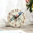 thumbnail image 3 of Reloj de pared antiguo creativo, estilo vintage, redondo, de madera, para decoración del hogar y la oficina (n.° 4), 3 of 5