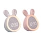 thumbnail image 4 of Cateissary Reloj despertador para niños, relojes digitales electrónicos para niños con luz nocturna, música, cabecera, despertador, Decoración del hogar Rosa, 4 of 6