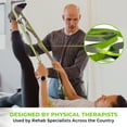 thumbnail image 6 of Gradient Fitness Stretching Strap, Physical Therapy, 12 Multi-Loop 1"Wx8'L, Neoprene Handles, Green, 6 of 9