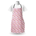 thumbnail image 3 of Cupcake Apron, Doodle Strawberry Baked Goods Butter Cream Desserts Cake Design, Unisex Kitchen Bib with Adjustable Neck for Cooking Gardening, Adult Size, Pale Pink Peach Pink, by Ambesonne, 3 of 4