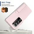 thumbnail image 5 of ELEHOLD Case For Samsung Galaxy Z Fold 3, HD Front Membrane Built-In Kickstand Military Grade Drop Protection, Anti-Fingerprint Lens Frame Cover Slim Fit Folding Case For Samsung Z Fold 3,Pink, 5 of 9