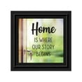 thumbnail image 4 of Home is Where Your Story Begins, House Warming Gift for New Home Owners, Decorative Family Picture Frame, 10x10, 8733, 4 of 6