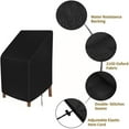 thumbnail image 4 of Billuyoard Cubierta impermeable para silla, plegable, portátil, para jardín, Patio, césped, lluvia, nieve, Protector solar, sillas, fundas para Jardín y Patio, 4 of 6
