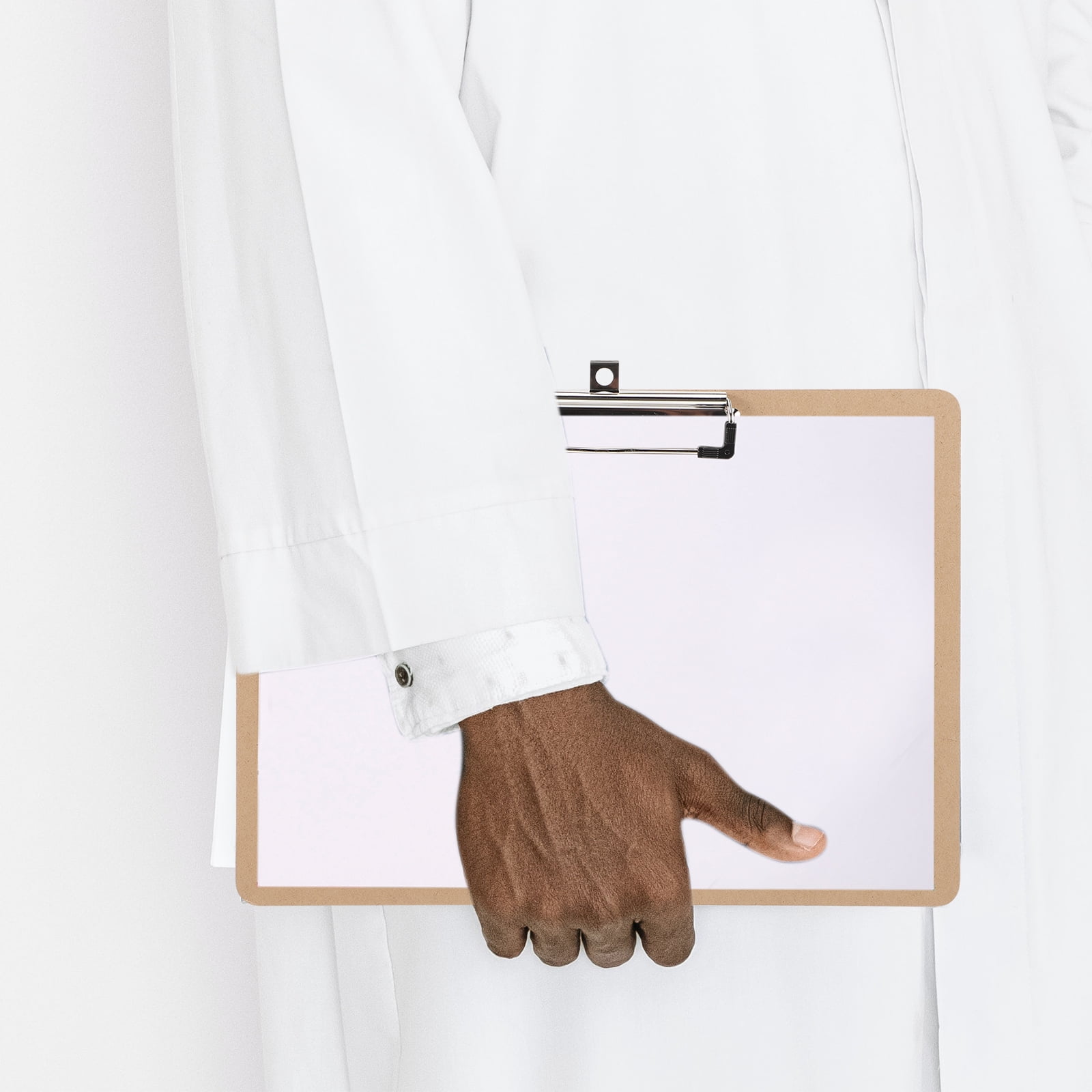 SOPOTUTU Khaki Office Clipboard with Thick Design for Superior Writing Experience