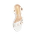 thumbnail image 3 of DREAM PAIRS Women's Kitten Heels Open Round Toe Comfortable Strappy Heels for Dressy Wedding Party Evening Sandals, 3 of 6