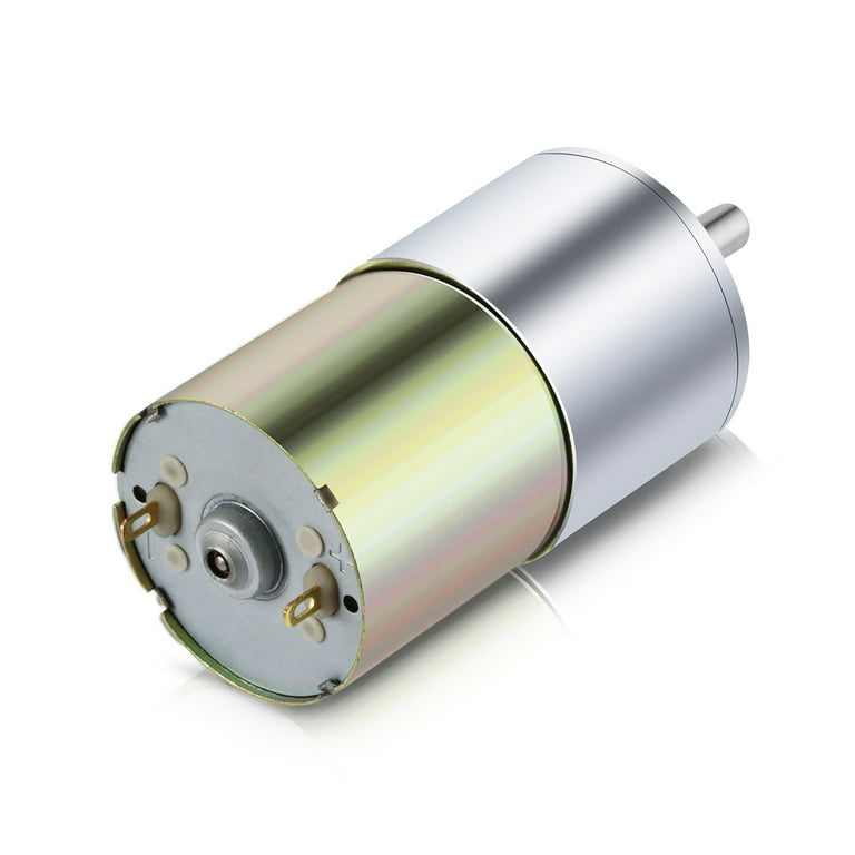  RUBANX Motor de reducción Dc Gear Motor, JGB37-550 Mini motores  eléctricos pequeños para proyectos, 12v Dc Mega Torque Geared Motor,  Actuador de motor engranado (Tamaño : 1:150, Color: 12V-21W) : Automotriz