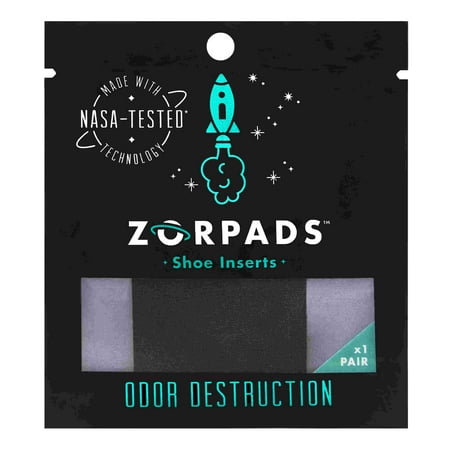 (2 pack) Zorpads: Foot Odor Eliminating Shoe Deodorizers, NASA-Tested