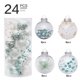 thumbnail image 1 of Fiudx Adornos Navideños, Juego de Bolas de Pet Verde Menta, Elegante Diseño Pintado a Mano, Material Ps Duradero, Decoración Navideña Versátil, Ideal para Coronas de Árbol, Ideal para Oficina En Casa, 1 of 7
