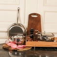thumbnail image 4 of Mauviel M'Cook 5 Ply Stainless Steel 5217.15 15.7 by 11.8-Inch Rectangular Roasting Pan and Rack with Cast Stainless Ste, 4 of 4