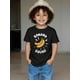 thumbnail image 3 of Banana Squad Youngsters' Bright Orange T-Shirt - Fun Graphic Print, Soft Polyester Blend, Short Sleeve, Round Neck Casual Summer Top for Boys & Girls, 3 of 7