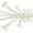 White, variant on Eurotackle Micro Finesse Crazy Critter 1.1" Ice Fishing Panfish Soft Plastic Lures White