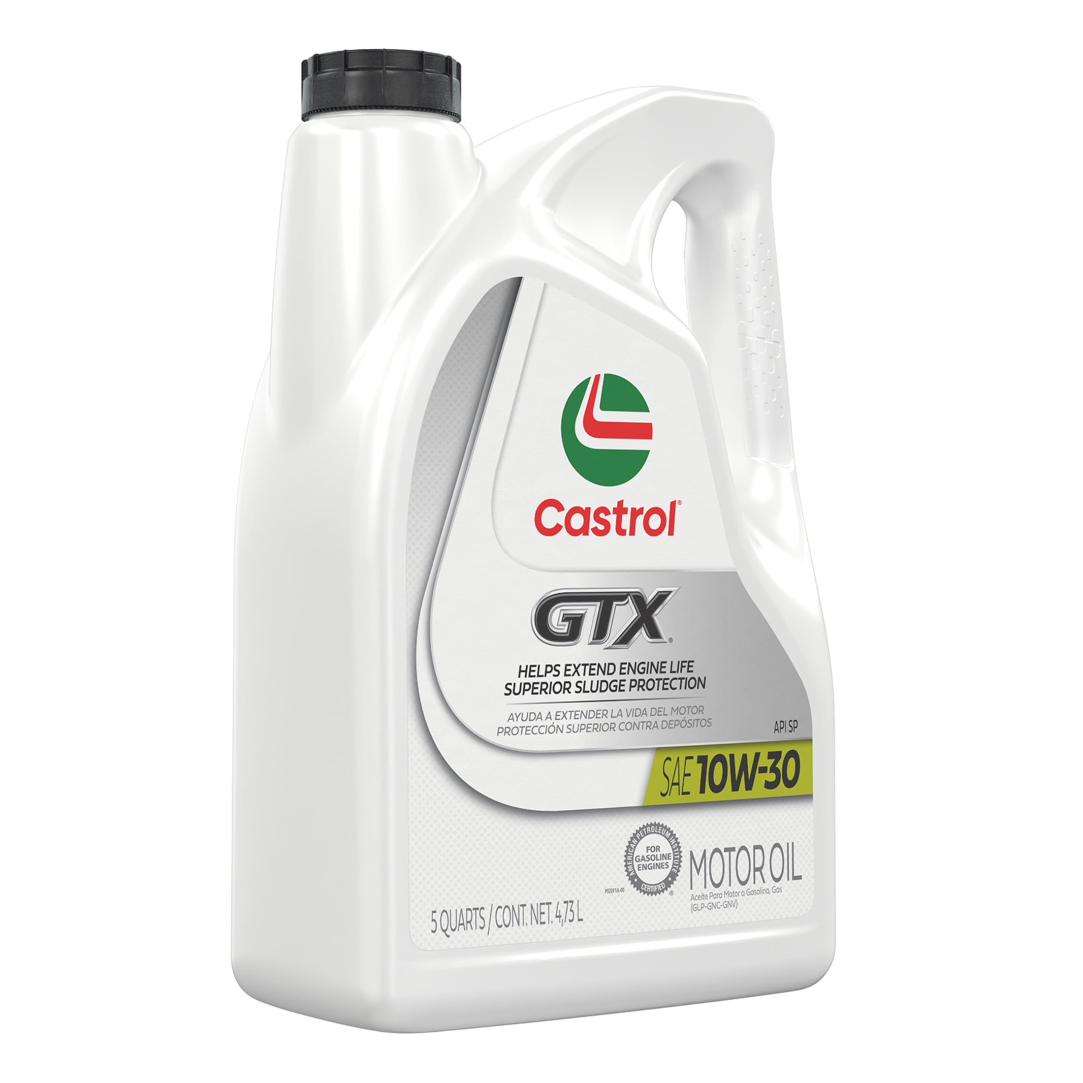 Castrol GTX 10W-30 Conventional Motor Oil, 5 Quarts