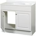 thumbnail image 2 of Zenna Home 4008542 Coiffeuse de Salle de Bain, Blanche, 2 of 2