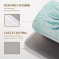 thumbnail image 4 of Summer Coastal Dish Drying Mat for Kitchen Counter Nautical Beach Starfish Coral Dish Drying Pad Ocean Teal Blue Dish Mat Absorbent Microfiber Dishes Drainer Mats 16"x18", 4 of 7