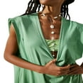 thumbnail image 4 of EIMELI Robe Longue Décontractée d'Été pour Femmes, Couleur Unie, Sans Manches, Col Rond, Robe de Plage, 4 of 5
