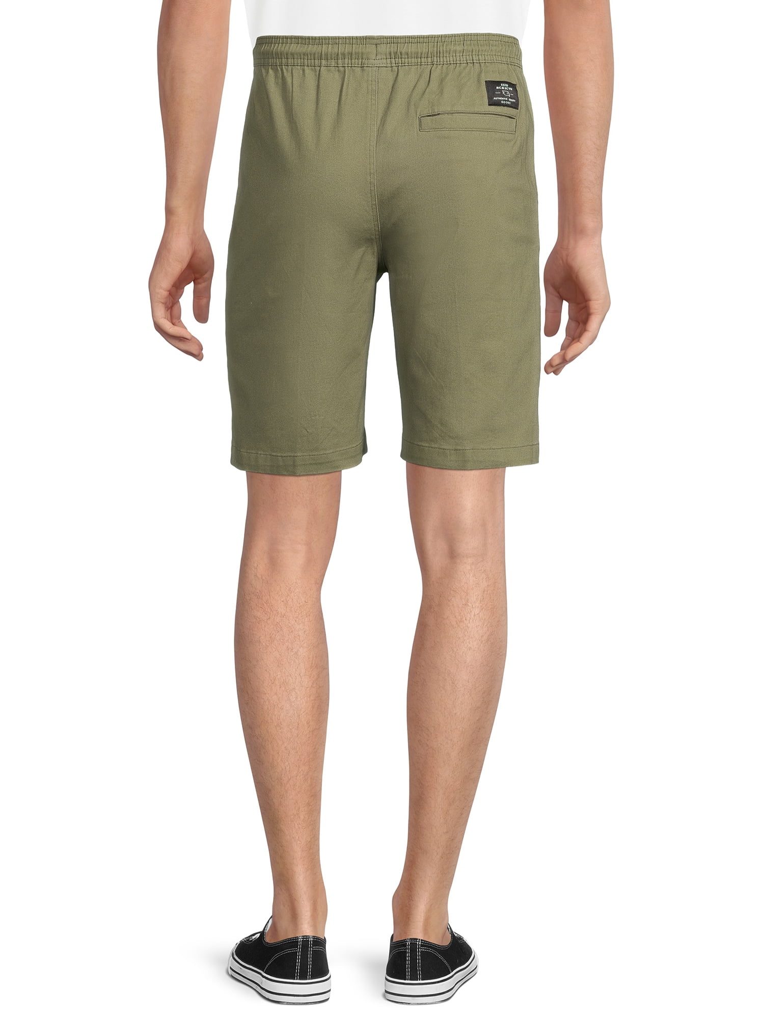 Tony Hawk Men's Pull-On Stretch Twill Shorts, Sizes S-XL, Mens Shorts
