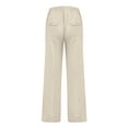 thumbnail image 4 of MAWCLOS Men Trousers Elastic Waist Sweatpants Drawstring Pants Baggy Party Solid Lounge Khaki XL, 4 of 9