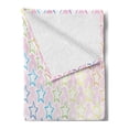 thumbnail image 2 of Star Soft Flannel Fleece Throw Blanket, Stars in Rainbow Colors Galaxy Milky Wayme Teen Nursery Pattern Print, Cozy Plush for Indoor and Outdoor Use, 50" x 70", Pink Multicolor, by Ambesonne, 2 of 5