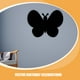 thumbnail image 4 of KAKOWELY 2 pegatinas de pared de mariposas negras, decoración de pared, calcomanías artísticas para sala de estar, fiesta de cumpleaños y decoración del hogar., 4 of 5