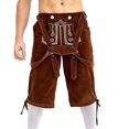 thumbnail image 4 of Disfraz de Oktoberfest alemán para hombre, pantalones de cuero bávaros, cerveza tradicional, disfraz elegante, 4 of 5